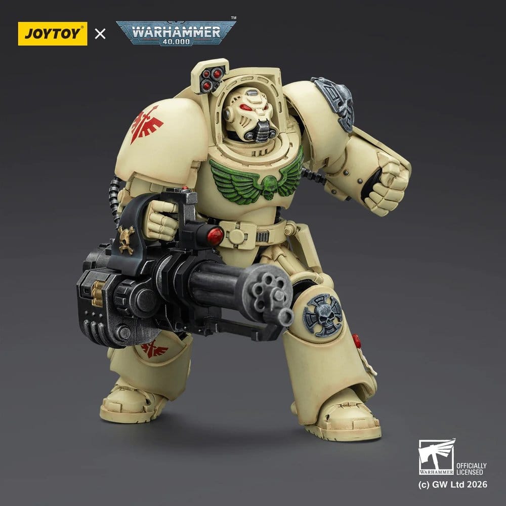 Warhammer 40,000 Action Figure Dark Angels Deathwing Terminator 3 with Power Fist and Assault Cannon 14 cm 6927054403141