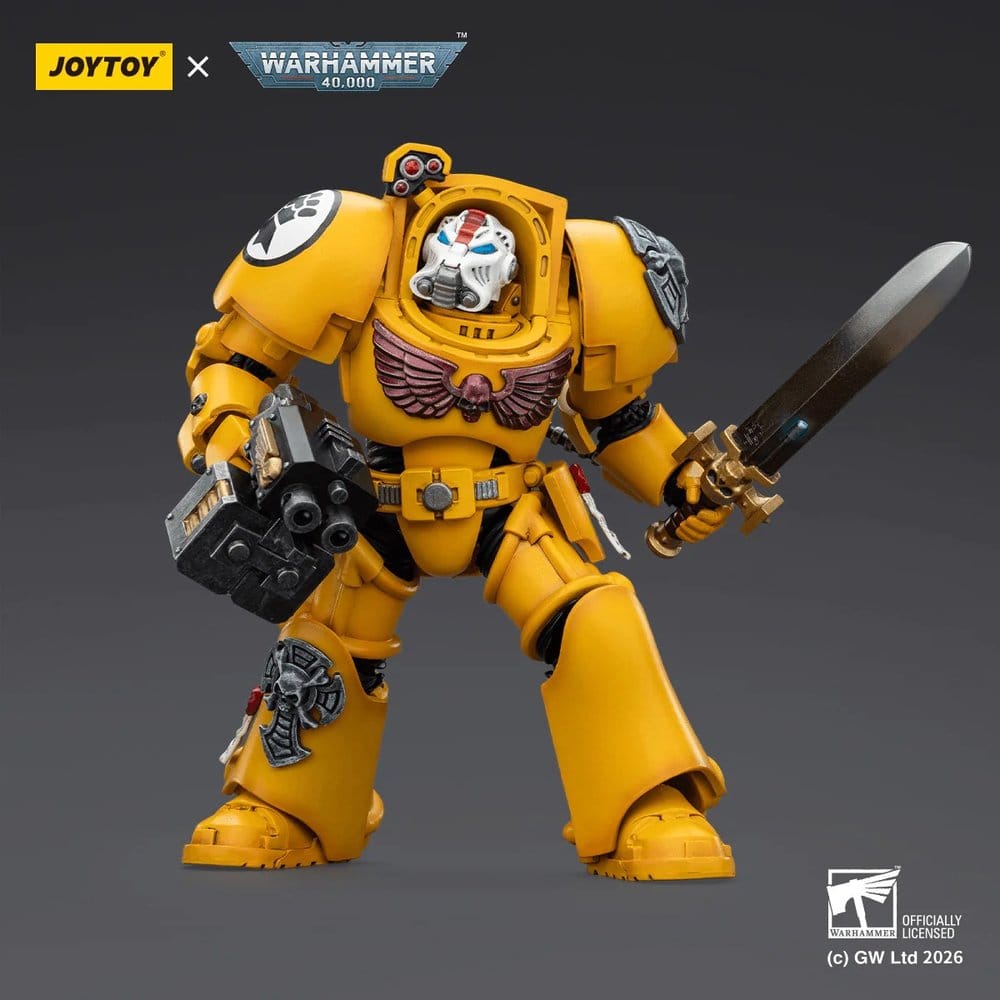 Warhammer 40,000 Action Figure Imperial Fists Terminator 1 with Power Sword and Storm Bolter 14 cm 6927054403158