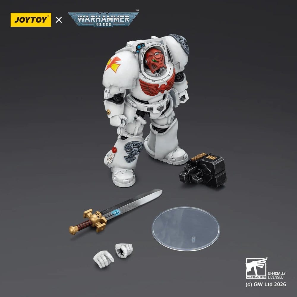 Warhammer 40,000 Action Figure White Scars Terminator 1 with Power Sword and Storm Bolter 14 cm 6927054403189