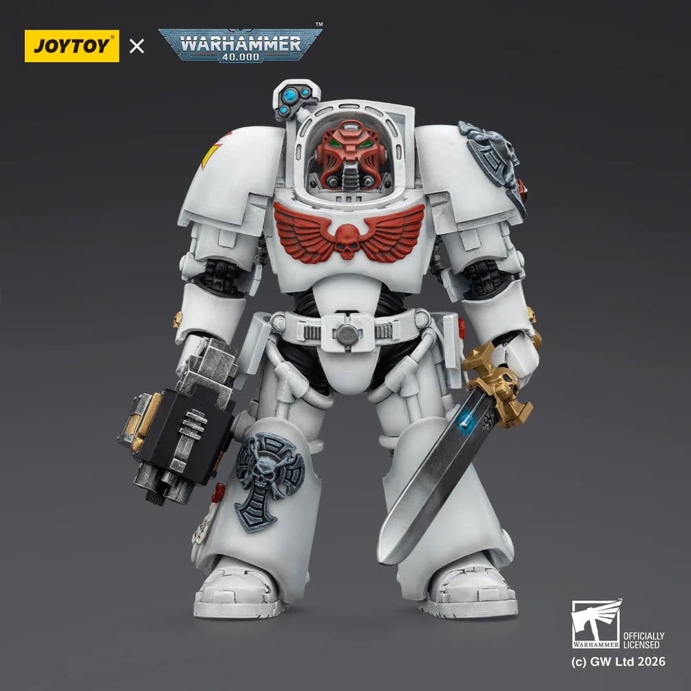 Warhammer 40,000 Action Figure White Scars Terminator 1 with Power Sword and Storm Bolter 14 cm 6927054403189
