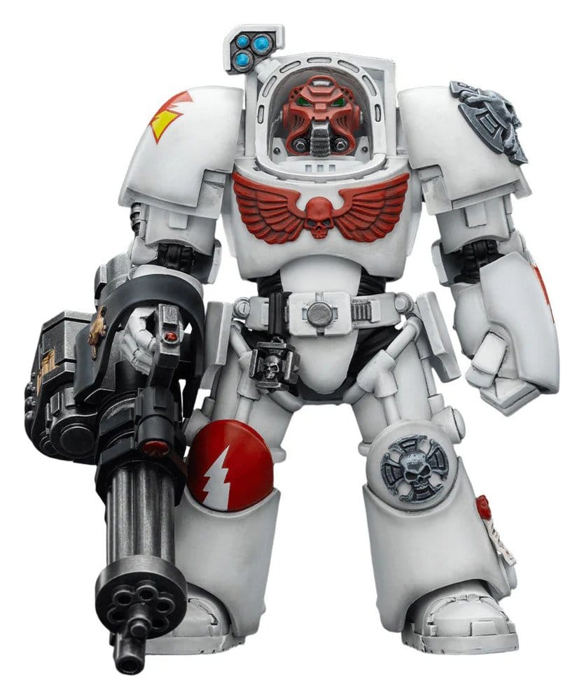 Warhammer 40,000 Action Figure White Scars Terminator 3 with Power Fist and Assault Cannon 14 cm 6927054403202