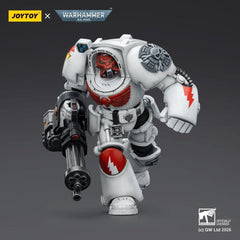 Warhammer 40,000 Action Figure White Scars Terminator 3 with Power Fist and Assault Cannon 14 cm 6927054403202