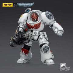 Warhammer 40,000 Action Figure White Scars Terminator 3 with Power Fist and Assault Cannon 14 cm 6927054403202