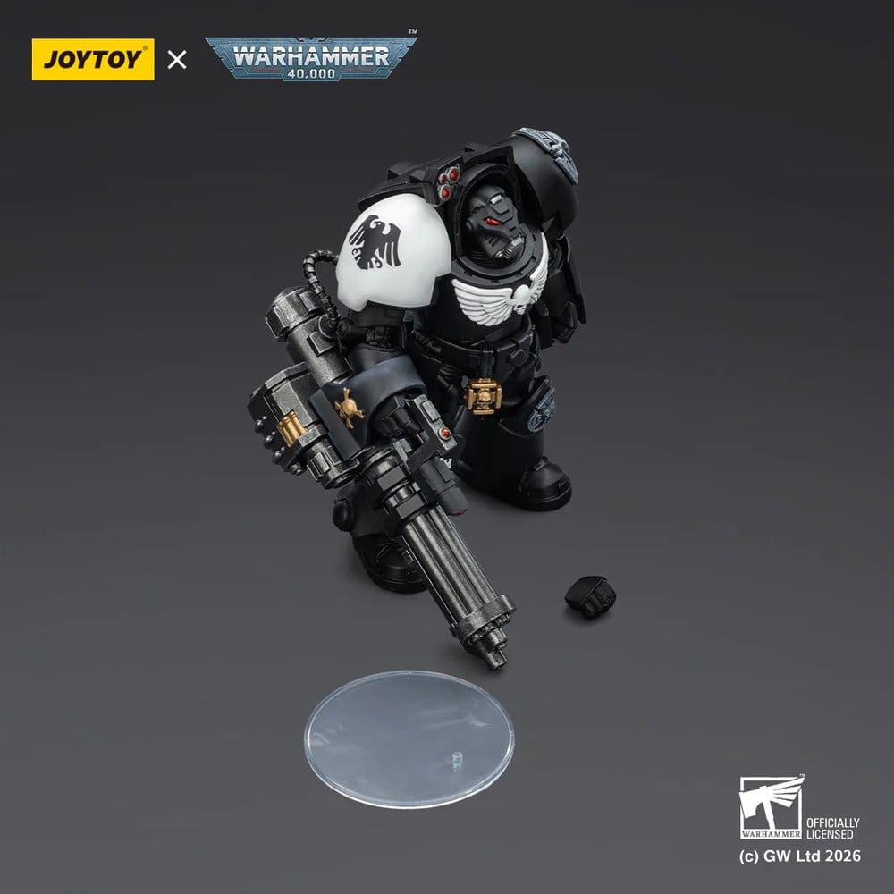 Warhammer 40,000 Action Figure Raven Guard Terminator 3 with Power Fist and Assault Cannon 14 cm 6927054403264