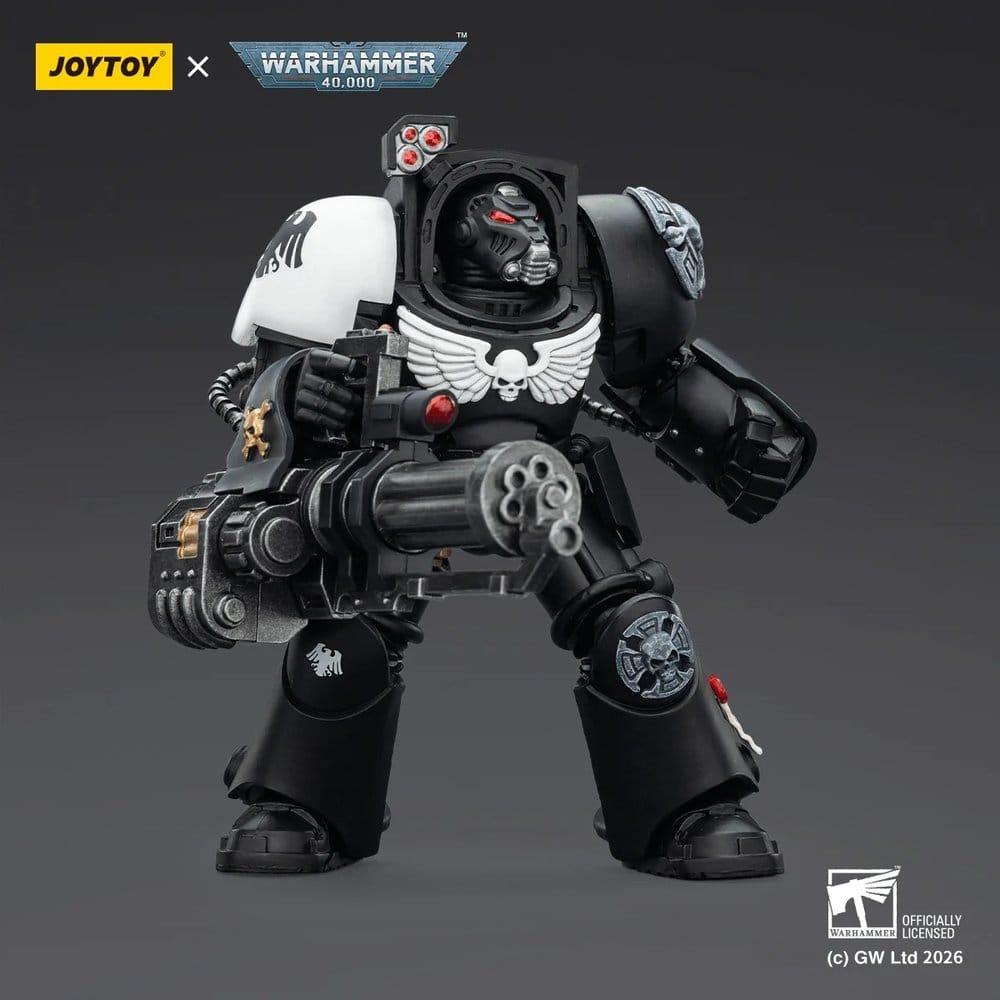 Warhammer 40,000 Action Figure Raven Guard Terminator 3 with Power Fist and Assault Cannon 14 cm 6927054403264