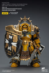 Warhammer Imperial Fists Action Figure Legion Praetor in Tartaros Terminator Armourwith Power Sword and Vigil Storm Shield 14 cm 6927054403295