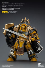 Warhammer Imperial Fists Action Figure Legion Praetor in Tartaros Terminator Armourwith Power Sword and Vigil Storm Shield 14 cm 6927054403295