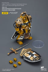 Warhammer Imperial Fists Action Figure Legion Praetor in Tartaros Terminator Armourwith Power Sword and Vigil Storm Shield 14 cm 6927054403295