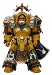 Warhammer Imperial Fists Action Figure Legion Praetor in Tartaros Terminator Armourwith Power Sword and Vigil Storm Shield 14 cm 6927054403295