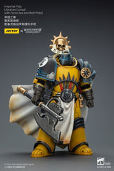Warhammer Imperial Fists Action Figure Librarian Consulwith Force Axe and Bolt Pistol 12 cm 6927054403301