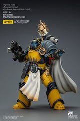 Warhammer Imperial Fists Action Figure Librarian Consulwith Force Axe and Bolt Pistol 12 cm 6927054403301