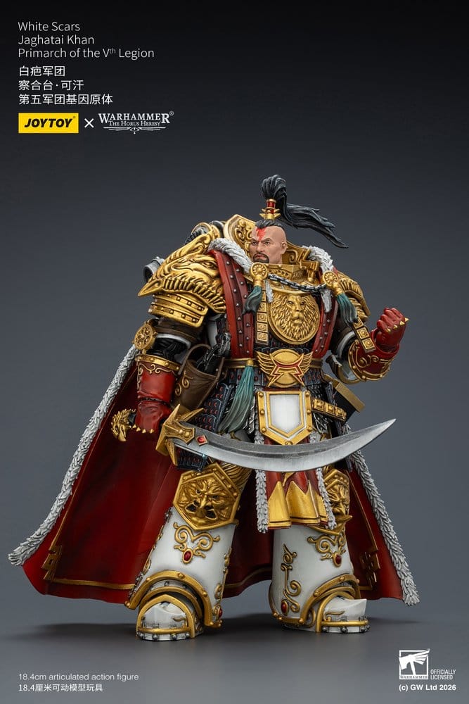 Warhammer The Horus Heresy Action Figure White Scars Jaghatai Khan Primarch of the Vth Legion 19 cm 6927054403363