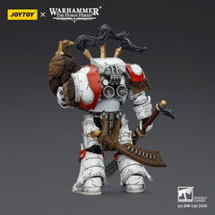 Warhammer 40,000 Action Figure White Scars Legion Praetor in Cataphractii Terminator Armour with Cyber Hawk Chogorian sword and combi-melta 14 cm 6927054403486