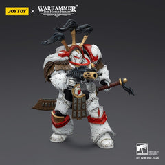 Warhammer 40,000 Action Figure White Scars Legion Praetor in Cataphractii Terminator Armour with Cyber Hawk Chogorian sword and combi-melta 14 cm 6927054403486