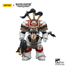 Warhammer 40,000 Action Figure White Scars Legion Praetor in Cataphractii Terminator Armour with Cyber Hawk Chogorian sword and combi-melta 14 cm 6927054403486