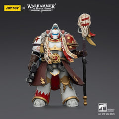 Warhammer 40,000 Action Figure White Scars Stormseer Consulwith Force Staff and Bolt Pistol 12 cm 6927054403585