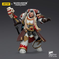 Warhammer 40,000 Action Figure White Scars Stormseer Consulwith Force Staff and Bolt Pistol 12 cm 6927054403585