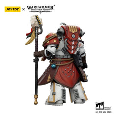 Warhammer 40,000 Action Figure White Scars Stormseer Consulwith Force Staff and Bolt Pistol 12 cm 6927054403585