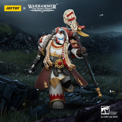 Warhammer 40,000 Action Figure White Scars Stormseer Consulwith Force Staff and Bolt Pistol 12 cm 6927054403585