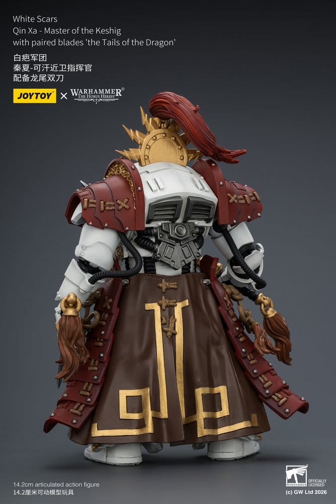 Warhammer The Horus Heresy Actionfigur White Scars Qin Xa - Master of the Keshig 14 cmWarhammer The Horus Heresy Action Figure White Scars Qin Xa - Master of the Keshig 14 cmWarhammer The Horus Heresy figurine White Scars Qin Xa - Master of the Keshig 14  6927054403622