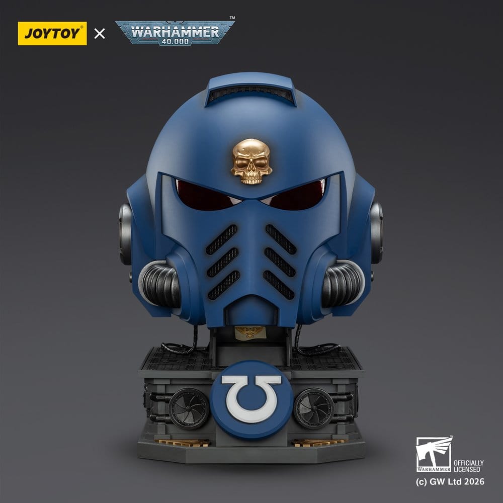 Warhammer 40,000 Captain MkX Helmet & Display Stand Ultramarines 44 cm 6927054403745