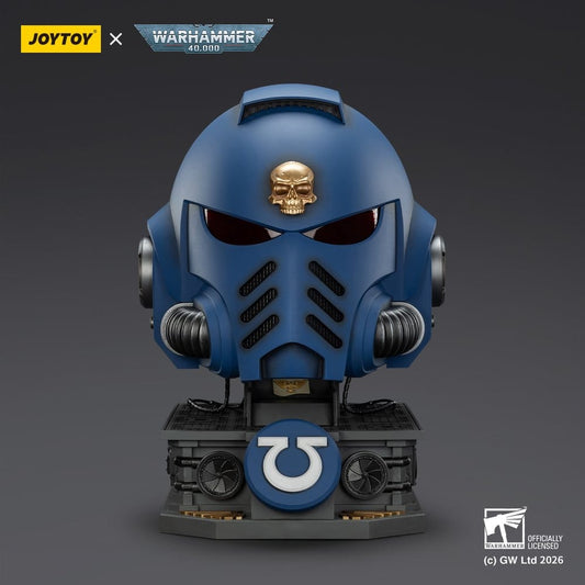 Warhammer 40,000 Captain MkX Helmet & Display Stand Ultramarines 44 cm 6927054403745