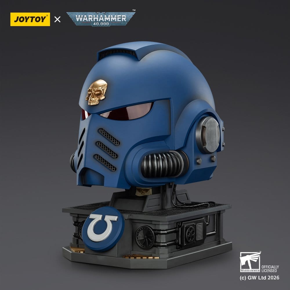 Warhammer 40,000 Captain MkX Helmet & Display Stand Ultramarines 44 cm 6927054403745