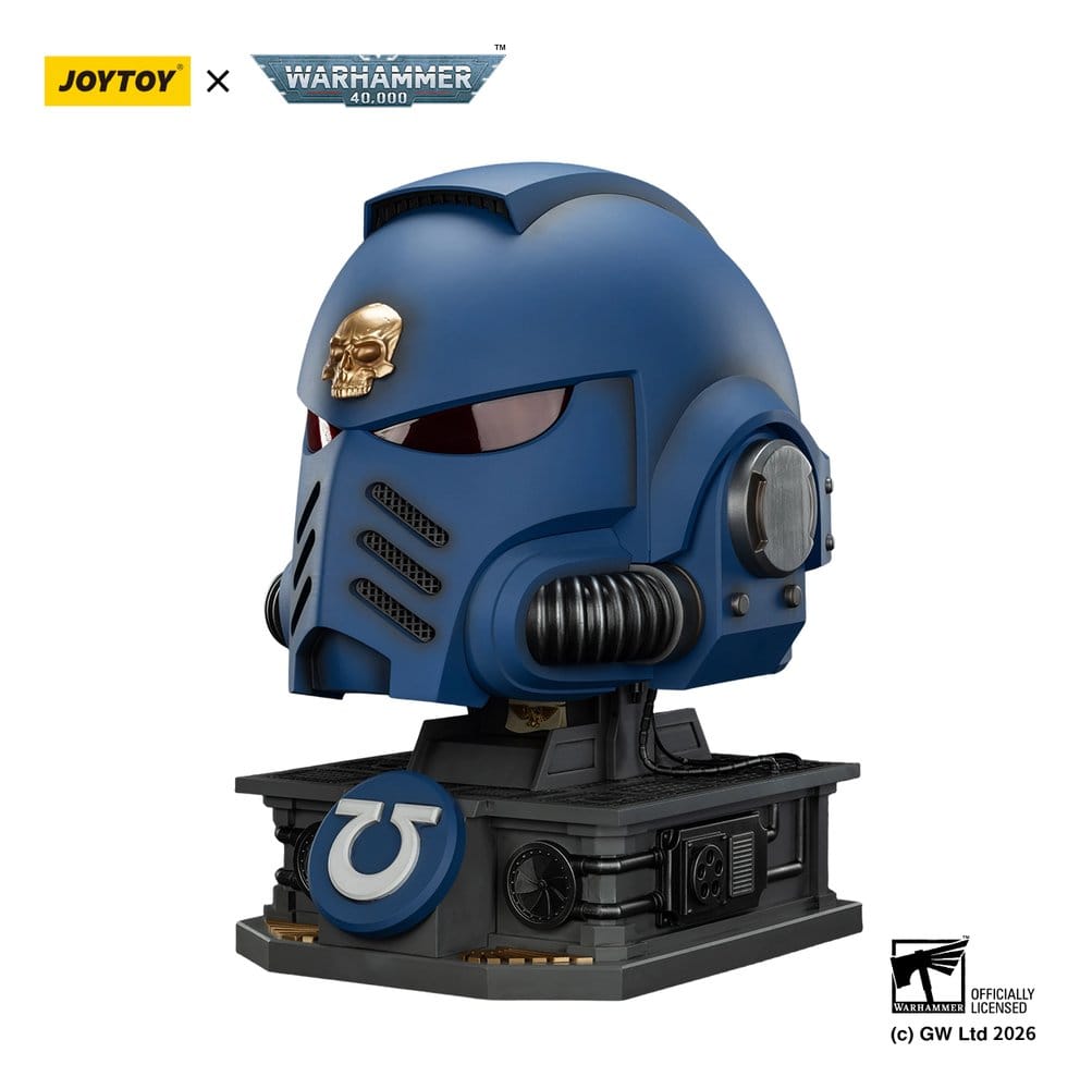 Warhammer 40,000 Captain MkX Helmet & Display Stand Ultramarines 44 cm 6927054403745