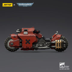 Warhammer 40,000 Raider-pattern Combat Bike Blood Angels with twin-linked bolt rifles 22 cm 6927054403752