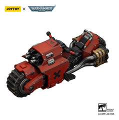 Warhammer 40,000 Raider-pattern Combat Bike Blood Angels with twin-linked bolt rifles 22 cm 6927054403752