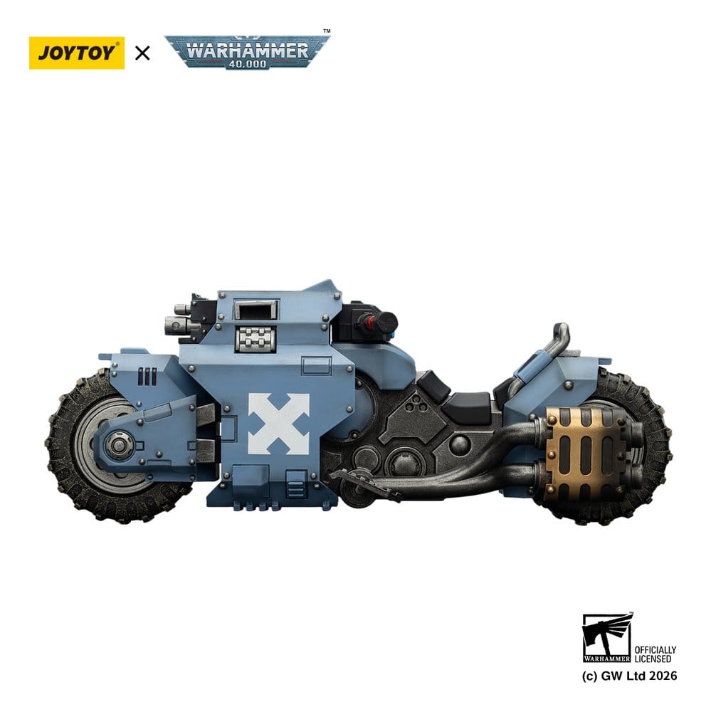 Warhammer 40,000 Raider-pattern Combat Bike Space Wolves with twin-linked bolt rifles 22 cm 6927054403769