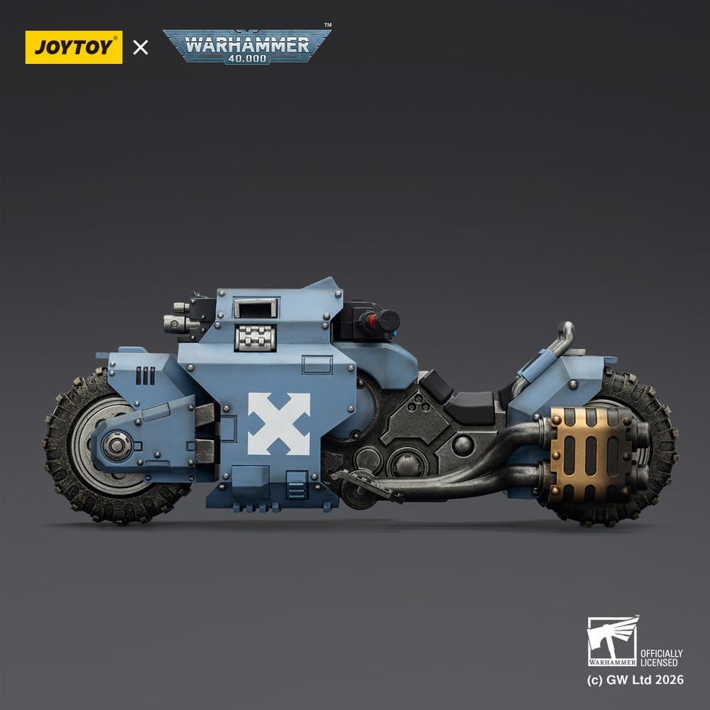 Warhammer 40,000 Raider-pattern Combat Bike Space Wolves with twin-linked bolt rifles 22 cm 6927054403769