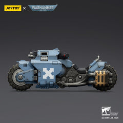 Warhammer 40,000 Raider-pattern Combat Bike Space Wolves with twin-linked bolt rifles 22 cm 6927054403769