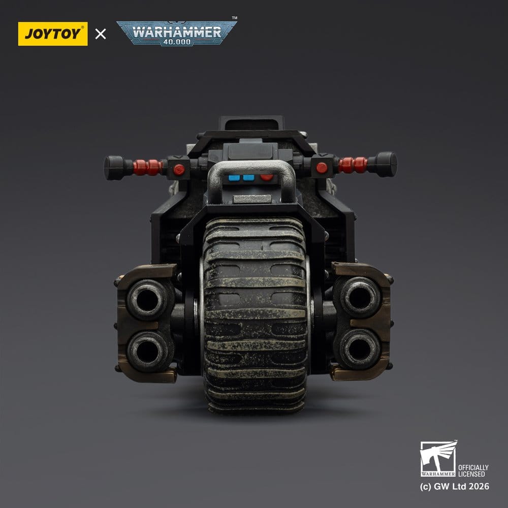 Warhammer 40,000 Raider-pattern Combat Bike Raven Guard with twin-linked bolt rifles 22 cm 6927054403776