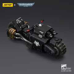 Warhammer 40,000 Raider-pattern Combat Bike Raven Guard with twin-linked bolt rifles 22 cm 6927054403776