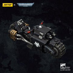 Warhammer 40,000 Raider-pattern Combat Bike Raven Guard with twin-linked bolt rifles 22 cm 6927054403776