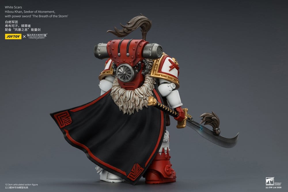 Warhammer The Horus Heresy Actionfigur White Scars Hibou Khan, Seeker of Atonement 12 cmWarhammer The Horus Heresy Action Figure White Scars Hibou Khan, Seeker of Atonement 12 cmWarhammer The Horus Heresy figurine White Scars Hibou Khan, Seeker of Atoneme 6927054403783
