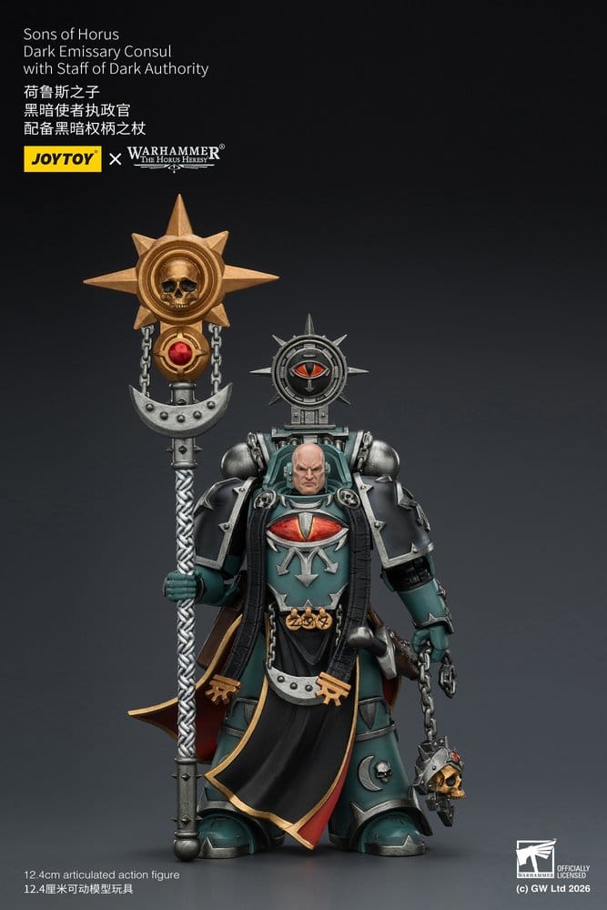 Warhammer The Horus Heresy Actionfigur Sons of Horus Dark Emissary Consul 12 cmWarhammer The Horus Heresy Action Figure Sons of Horus Dark Emissary Consul 12 cmWarhammer The Horus Heresy figurine Sons of Horus Dark Emissary Consul 12 cmWarhammer The Horus 6927054403929