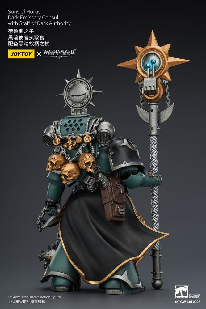 Warhammer The Horus Heresy Actionfigur Sons of Horus Dark Emissary Consul 12 cmWarhammer The Horus Heresy Action Figure Sons of Horus Dark Emissary Consul 12 cmWarhammer The Horus Heresy figurine Sons of Horus Dark Emissary Consul 12 cmWarhammer The Horus 6927054403929