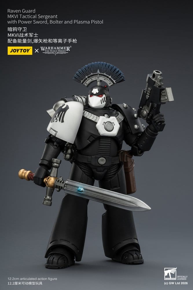 Warhammer 40,000 Action Figure Raven Guard MkVI Tactical Sergeant 12 cm 6927054403950