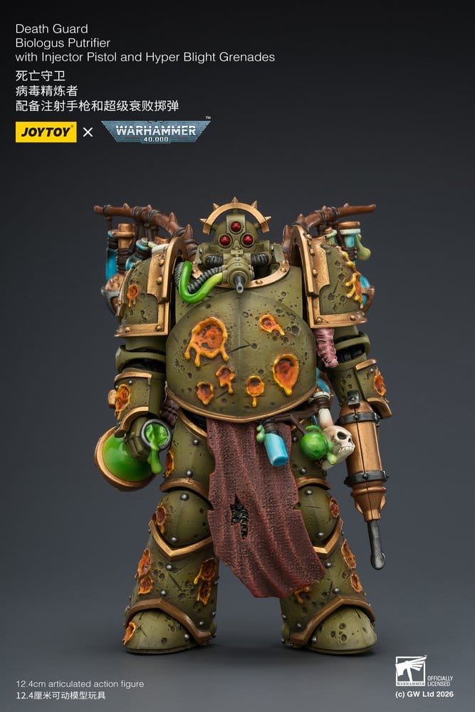 Warhammer 40,000 Actionfigur Death Guard Biologus Putrifier 12 cmWarhammer 40,000 Action Figure Death Guard Biologus Putrifier 12 cmWarhammer 40,000 figurine Death Guard Biologus Putrifier 12 cmWarhammer 40,000 Figura Death Guard Biologus Putrifier 12 cm 6927054403981