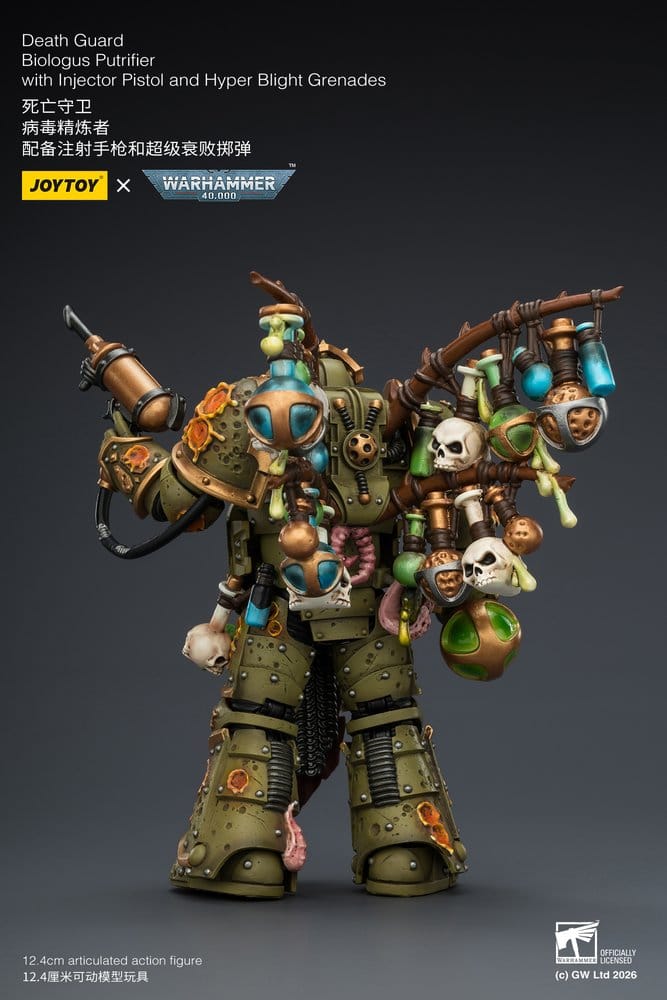 Warhammer 40,000 Actionfigur Death Guard Biologus Putrifier 12 cmWarhammer 40,000 Action Figure Death Guard Biologus Putrifier 12 cmWarhammer 40,000 figurine Death Guard Biologus Putrifier 12 cmWarhammer 40,000 Figura Death Guard Biologus Putrifier 12 cm 6927054403981