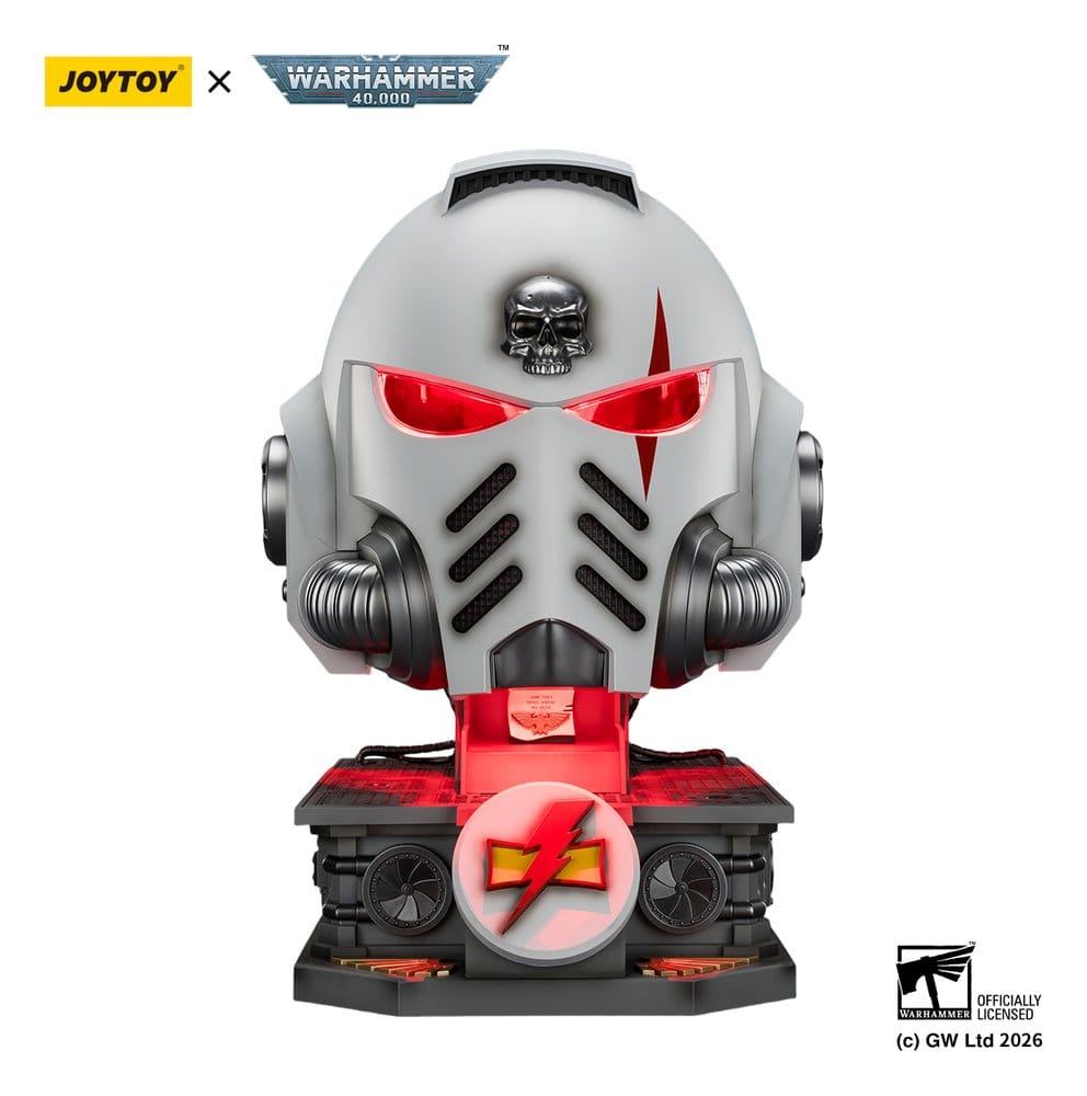 Warhammer 40,000 Helmet with Display Stand White Scars MkX 44 cm 6927054404087