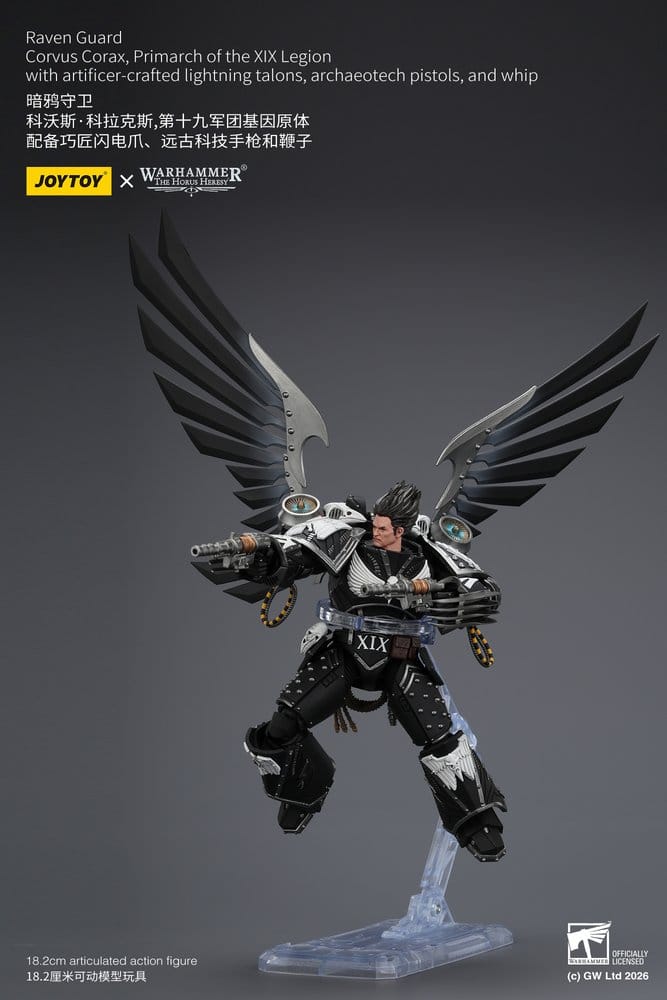 Warhammer 40,000 Action Figure Raven Guard Corvus Corax, Primarch of the XIX Legion 18 cm 6927054404179