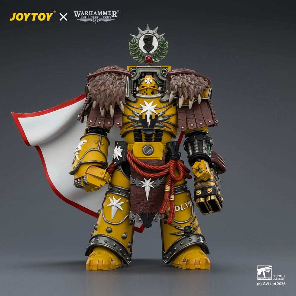 Warhammer Action Figure Imperial Fists Lord Castellan Evander Garrius, The Tyrant of Cthonia 14 cm 6927054404209
