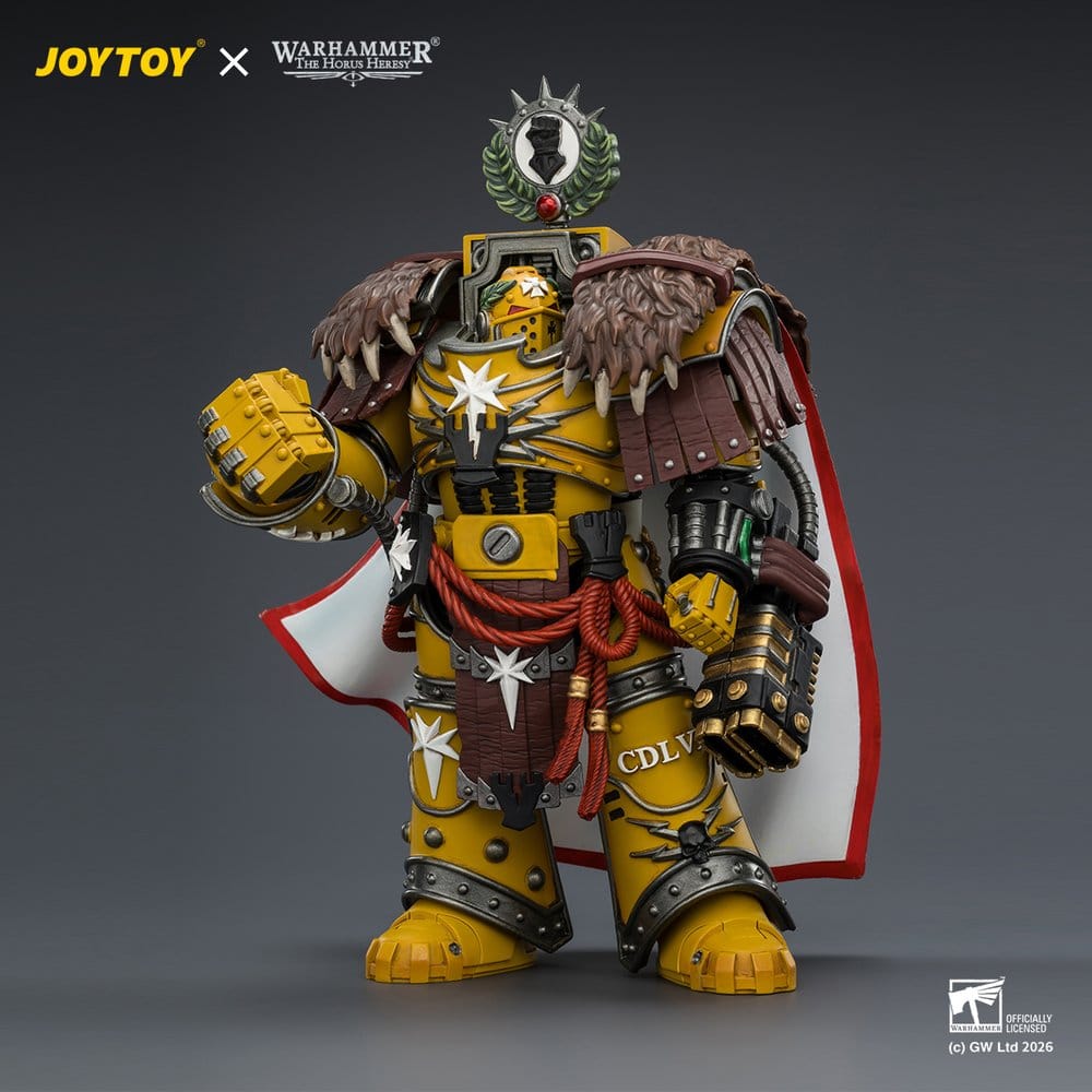 Warhammer Action Figure Imperial Fists Lord Castellan Evander Garrius, The Tyrant of Cthonia 14 cm 6927054404209