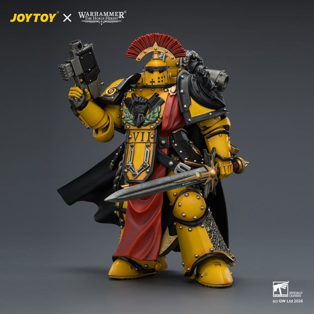 Warhammer Action Figure Imperial Fists Legion Praetor in Mk III Armour 13 cm 6927054404216