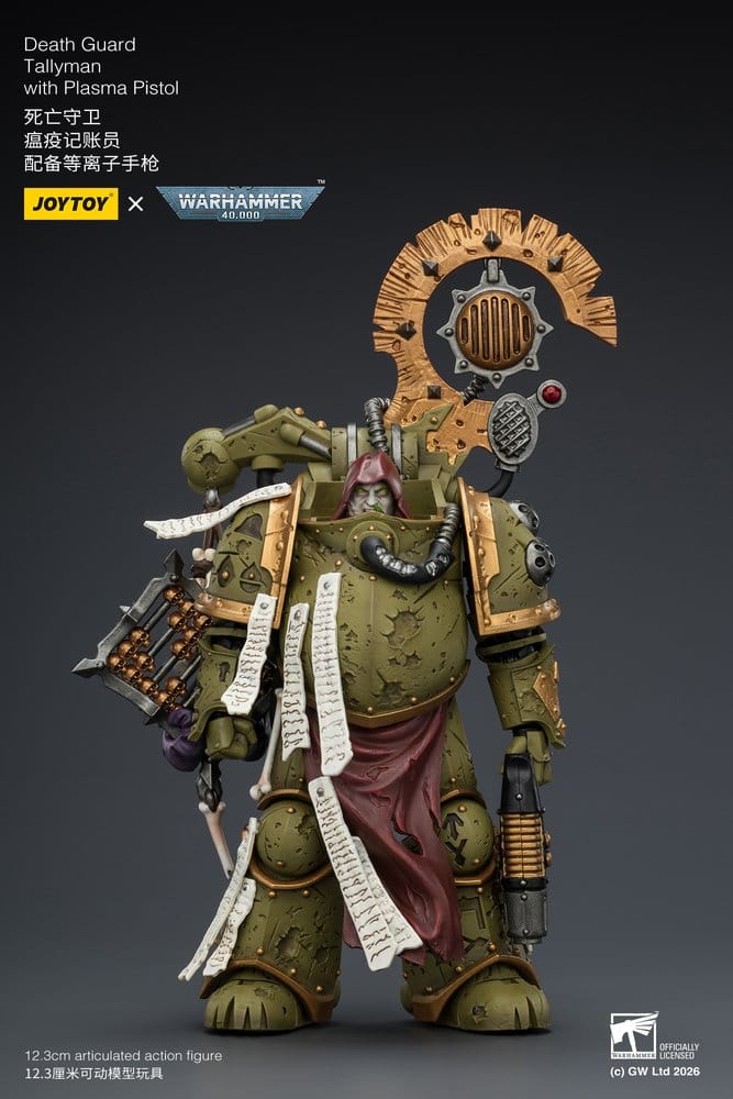 Warhammer 40,000 Actionfigur Death Guard Tallyman 12 cmWarhammer 40,000 Action Figure Death Guard Tallyman 12 cmWarhammer 40,000 figurine Death Guard Tallyman 12 cmWarhammer 40,000 Figura Death Guard Tallyman 12 cm 6927054404261