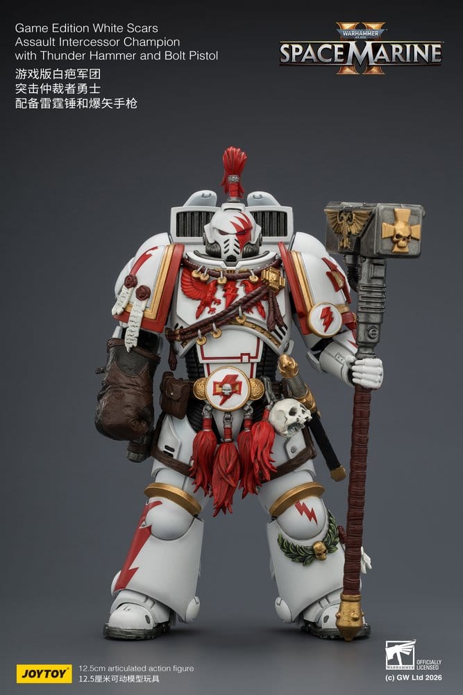 Warhammer Action Figure Game Edition White Scars Assault Intercessor Champion 13 cm 6927054404407