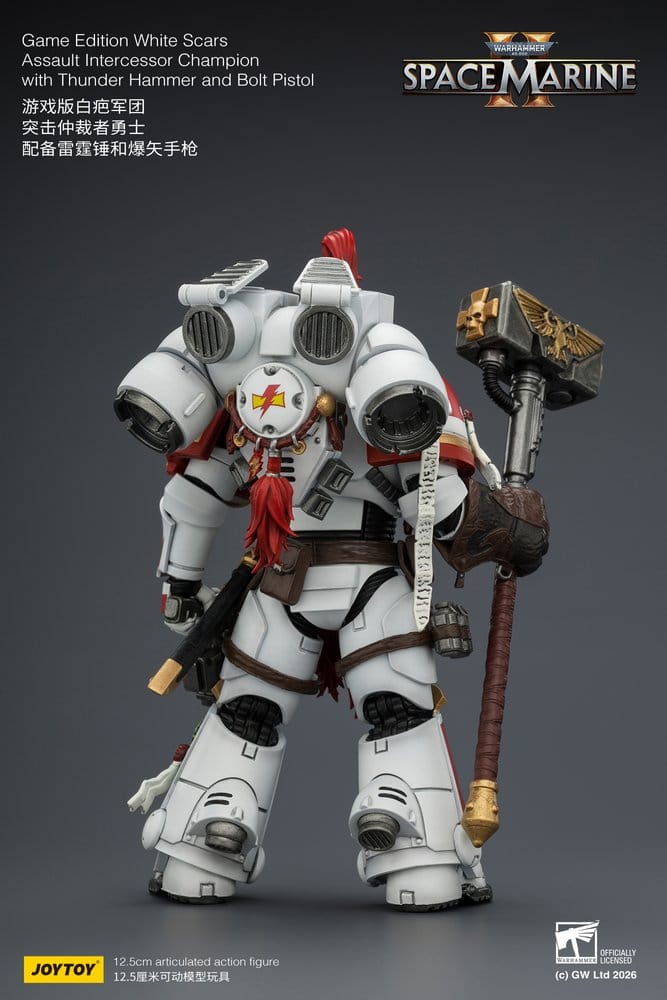 Warhammer Action Figure Game Edition White Scars Assault Intercessor Champion 13 cm 6927054404407